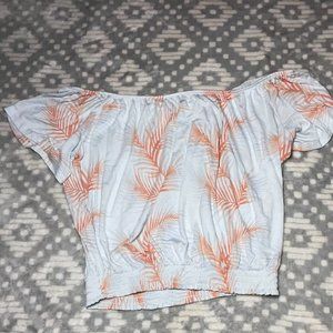 Forever 21 Floral off the shoulder top